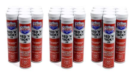 Lucas Oil - Lucas Grease - Red N Tacky - Conventional - 14 oz Cartridge - Set of 30