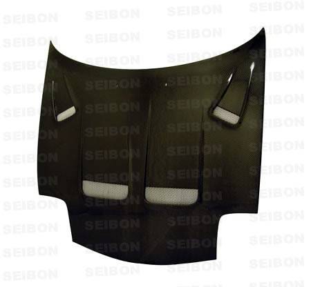 Seibon Carbon - Seibon KS-style carbon fiber hood for 1993-2002 Mazda RX-7