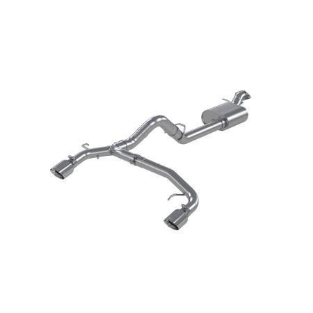 MBRP Exhaust - MBRP 21-22 Ford Bronco 2.3/2.7L EcoBoost 2/4-Dr 3in Catback Dual Split Rear Exit Aluminized Steel