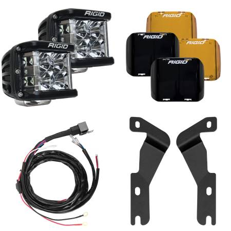 Rigid Industries - RIGID 2016-2020 Toyota Tacoma A-Pillar Light Kit, Includes D-SS Flood