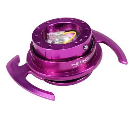 NRG Innovations - NRG Innovations Quick Release Kit Gen 4.0 - Purple Body / Purple Ring w/ Handles