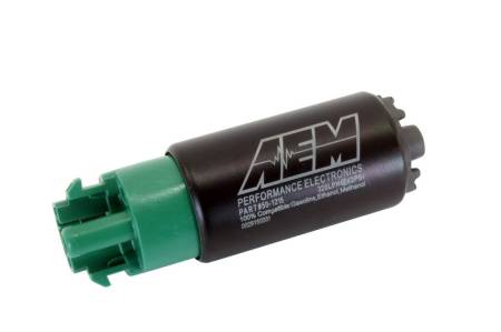 AEM Electronics - AEM 340LPH 65mm Fuel Pump Kit w/ Mounting Hooks - Ethanol Compatible