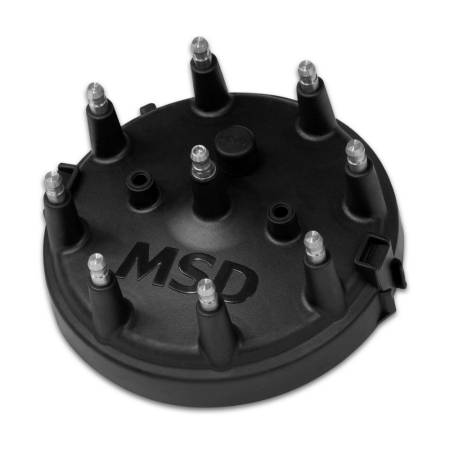 MSD Ignition - MSD Distributor Cap, Ford HEI, Black