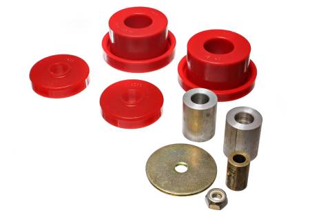 Energy Suspension - Energy Suspension 08-10 Chrysler Challenger/07-10 Charger RWD Red Rear Diff Mount Bushing Set