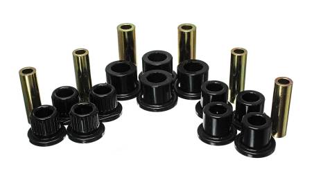 Energy Suspension - Energy Suspension 99-04 Ford F-350 2wd/F-250 SD 4wd/F-350 4wd Black Rear Leaf Spring Bushing Set