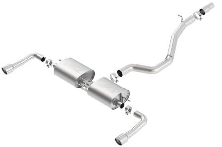 Borla - Borla 14-16 Audi A3 Quattro 2.0L Turbo AT/MT RWD 4DR S-Type Cat-Back Exhaust Single Split Rear Exit