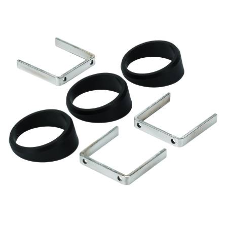 AutoMeter - AutoMeter or Autogage 2-1/16in Black Angle Rings -- 3 Pack