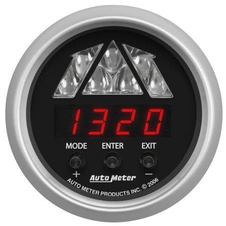 AutoMeter - AutoMeter Sport-Comp 52mm 0-15k RPM Digital Pro Shift System Shift Light Level 1