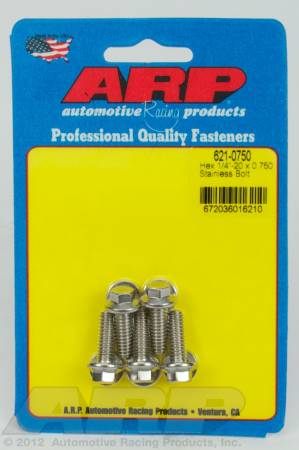 ARP - ARP 1/4-20 x 0.750 hex SS bolts 621-0750