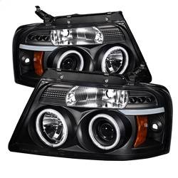 Spyder Auto - Spyder Ford F150 04-08 Projector Headlights Version 2 CCFL Halo LED Blk PRO-YD-FF15004-CCFL-G2-BK