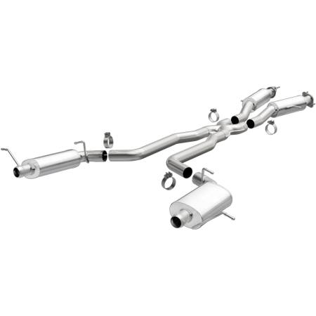 MagnaFlow Exhaust Products - MagnaFlow 12 Jeep Grand Cherokee V8 6.4L Dual Split Rear Exit Stainless Cat Back Performance Exhaust