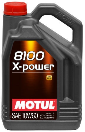 Motul - Motul 8100 X-POWER 10W60 - 5L - Synthetic Engine Oil - Case of 4