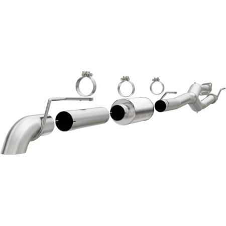 MagnaFlow Exhaust Products - MagnaFlow 11-16 Ford F-250 6.2L 3.5in Single P/S Off Road Pro Series Performance C/B Exhaust