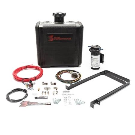 Snow Performance - Snow Performance Diesel Stage 2 Boost Cooler Water-Methanol Injection Kit Ford 7.3/6.0/6.4/6.7 Powerstroke (Red High Temp Nylon Tubing, Quick-Connect Fittings)