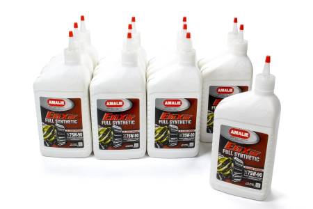 Amalie Motor Oil - Amalie Gear Oil - Elixir - 75W90 - Synthetic - 1 qt - Set of 12