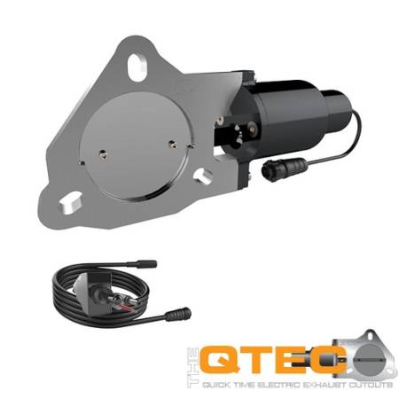 QTP (Quick Time Performance) - QTP 3in Bolt-On QTEC Electric Cutout Valve - Single