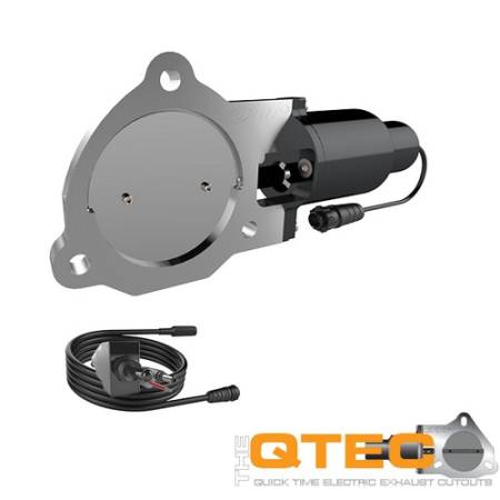 QTP (Quick Time Performance) - QTP 3.5in Bolt-On QTEC Electric Cutout Valve - Single