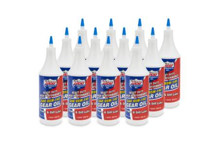 Lucas Oil - Lucas Gear Oil - Heavy Duty - 85W140 - Conventional - 1 qt - Set of 12