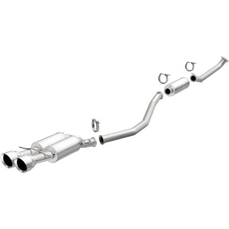 MagnaFlow Exhaust Products - MagnaFlow 2017+ Honda Civic 1.5L 409 SS Single Exit Polished 4.5in Dual Tips Cat-Back Exhaust