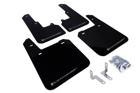 Rally Armor - Rally Armor 2015 Subaru Outback UR Black Mud Flap w/ Silver Logo