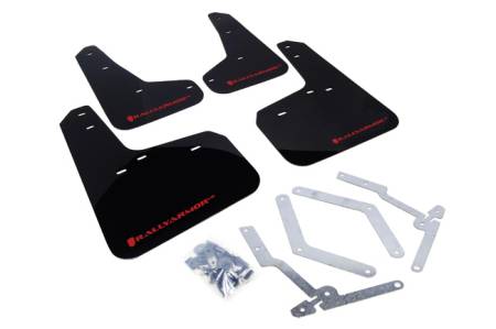 Rally Armor - Rally Armor 13+ Ford Focus ST Black Mud Flap w/ Red Logo