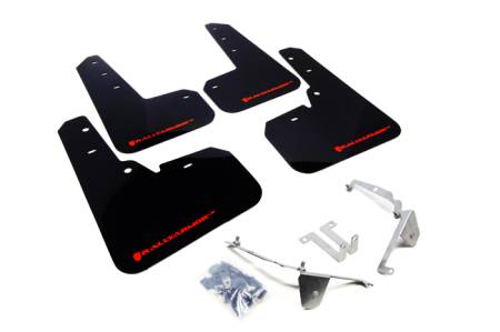 Rally Armor - Rally Armor 13+ Subaru XV Crosstrek Black Mud Flap w/ Red Logo