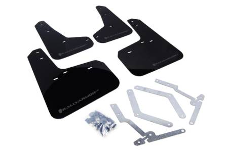 Rally Armor - Rally Armor 13+ Ford Focus ST Black Mud Flap w/ Grey Logo