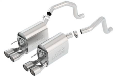 Borla - Borla 09-12 Corvette Coupe/Conv 6.2L 8cyl 6spd RWD inS-Type IIin Exhaust (rear section only)