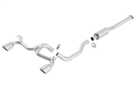 Borla - Borla 08-14 Mitsubishi EVO X Catback Exhaust