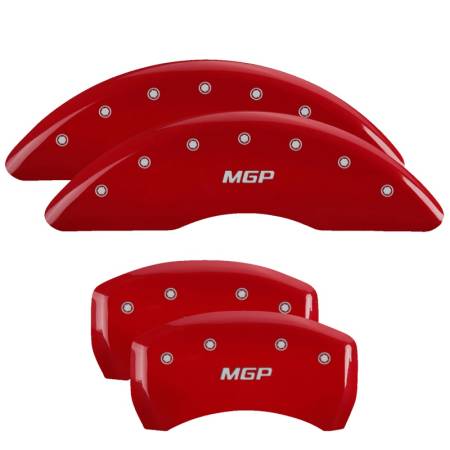 MGP Caliper Covers - MGP Caliper Covers Red finish, Silver MGP for 2009-2019 Nissan Maxima