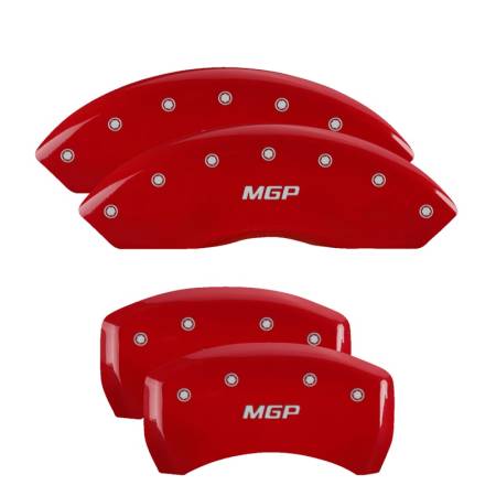 MGP Caliper Covers - MGP Caliper Covers Red finish, Silver MGP for 2007-2010 Saturn Sky