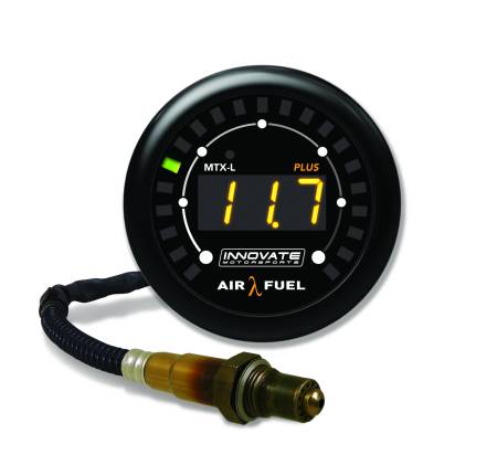 Innovate Motorsports - Innovate Motorsports MTX-L PLUS Digital Air/Fuel Ratio Gauge Kit 8ft w/O2 Sensor