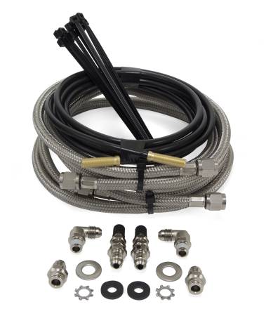 Air Lift Performance - Air Lift Loadlifter 5000 Ultimate Plus Stainless Steel Air Line Upgrade Kit 52300