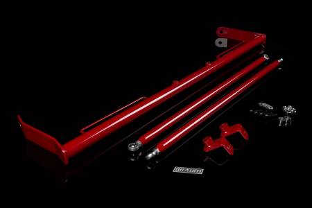 BRAUM RACING SEATS & MORE - BRAUM Racing 10-15 Chevy Camaro Harness Bar Kit - Red Gloss - Each