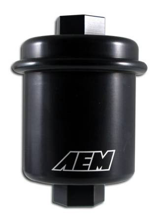 AEM Electronics - AEM 94-01 Acura Integra / 94-97 Honda Accord / 96-00 Civic / 97-01 Prelude Black Fuel Filter Kit