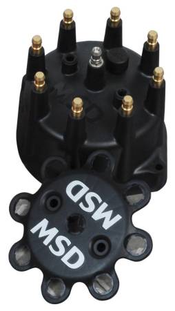 MSD Ignition - MSD Distributor Cap, MSD Style, for PN 8570, PN 8545, PN 8546, Black