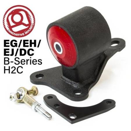 Innovative Mounts - Innovative 92-95 Honda Civic / 94-01 Integra Transmission B-Series Black Aluminum Mount 65A Bushing