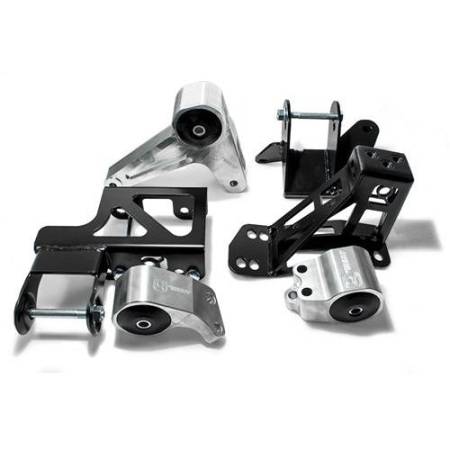 Innovative Mounts - Innovative 92-95 Civic K-Series Silver Aluminum Mounts 75A Bushings (Not K24 Trans)