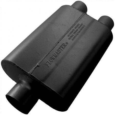 Flowmaster - Flowmaster Universal 40 Delta Flow Muffler - 3.00 Ctr In / 2.50 Dual Out