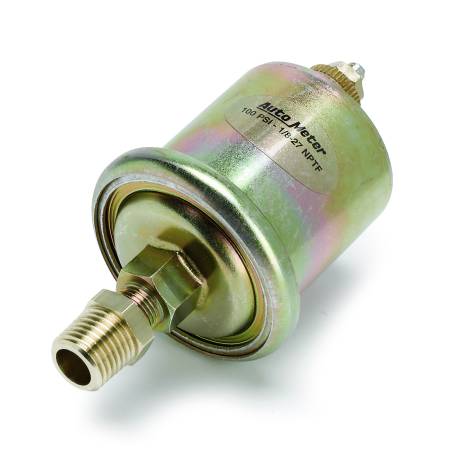 AutoMeter - AutoMeter Accessories 0-100PSI 1/8in. NPT Male Oil Pressure Sensor (For Short Sweep Elec.)