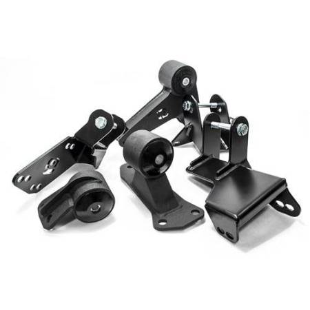 Innovative Mounts - Innovative 96-00 Civic K-Series Black Steel Mounts 75A Bushings (EG/DC Subframe)