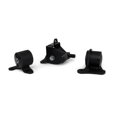 Innovative Mounts - Innovative 97-01 Honda Prelude H/F Series Black Replacement Steel Mounts 75A Bushings