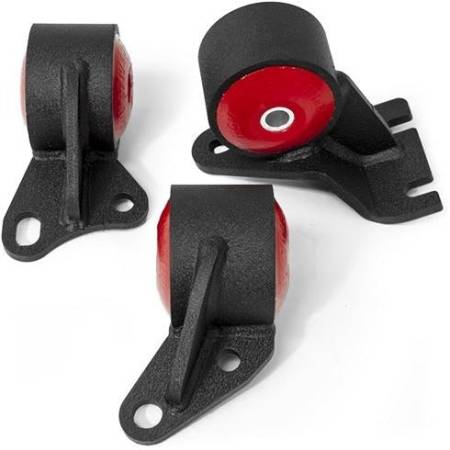 Innovative Mounts - Innovative 88-91 Civic D-Series Black Steel Mounts 60A Bushings (Cable)