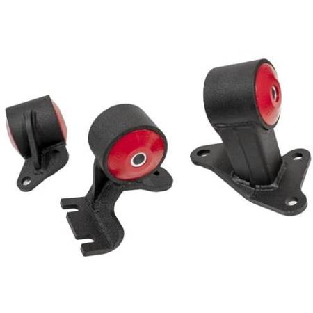 Innovative Mounts - Innovative 88-91 Civic B-Series Black Steel Mounts 60A Bushings (RHD Only Cable)