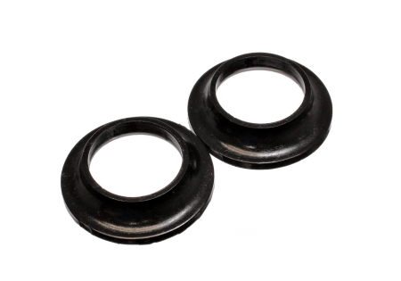 Energy Suspension - Energy Suspension 91-96 Chevrolet Full Size Black Rear Upper Coil Spring Isolators