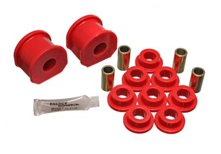 Energy Suspension - Energy Suspension Ford Truck 3/4in Dia 2in Tall inAin Style Rear Sway Bar Bushing Set - Red