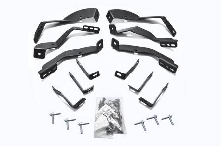 Go Rhino - Go Rhino 15-19 Chevrolet Silverado 2500HD/3500HD Brackets for OE Xtreme Cab Length SideSteps