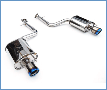 Invidia - Invidia 13+ Lexus IS 250/IS 350 Q300 w/ Rolled Titanium Tips Axle-Back Exhaust