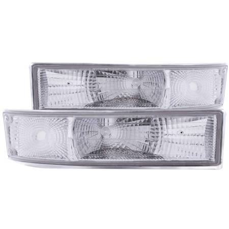 ANZO Headlights, Tail Lights and More  - ANZO 1995-2005 Chevrolet Astro Van Euro Parking Lights Chrome