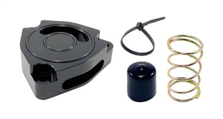 Torque Solution - Torque Solution Blow Off BOV Sound Plate (Black) 14+ Kia Forte Koup Turbo